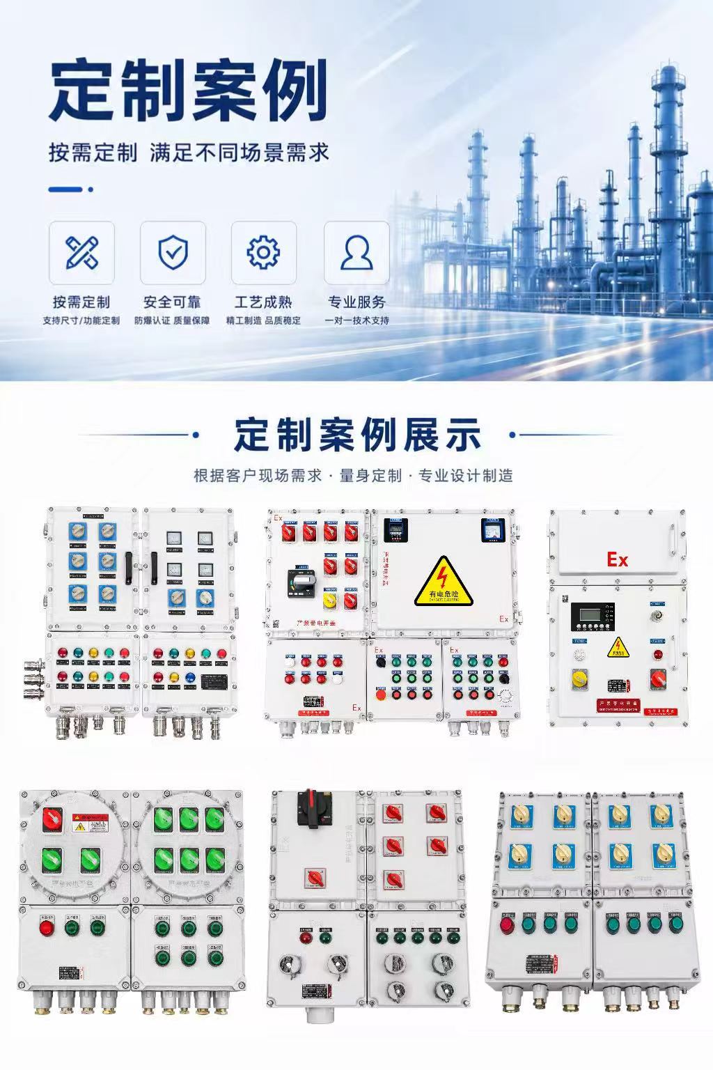 防爆配电箱详情图 2