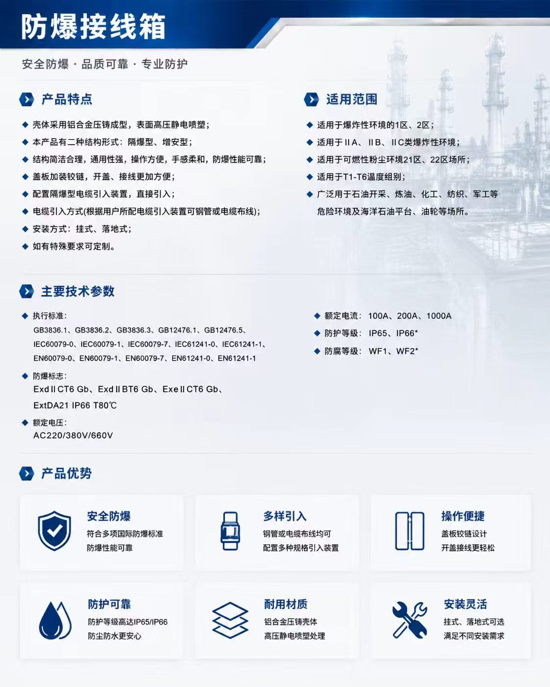防爆接线箱详情图 1