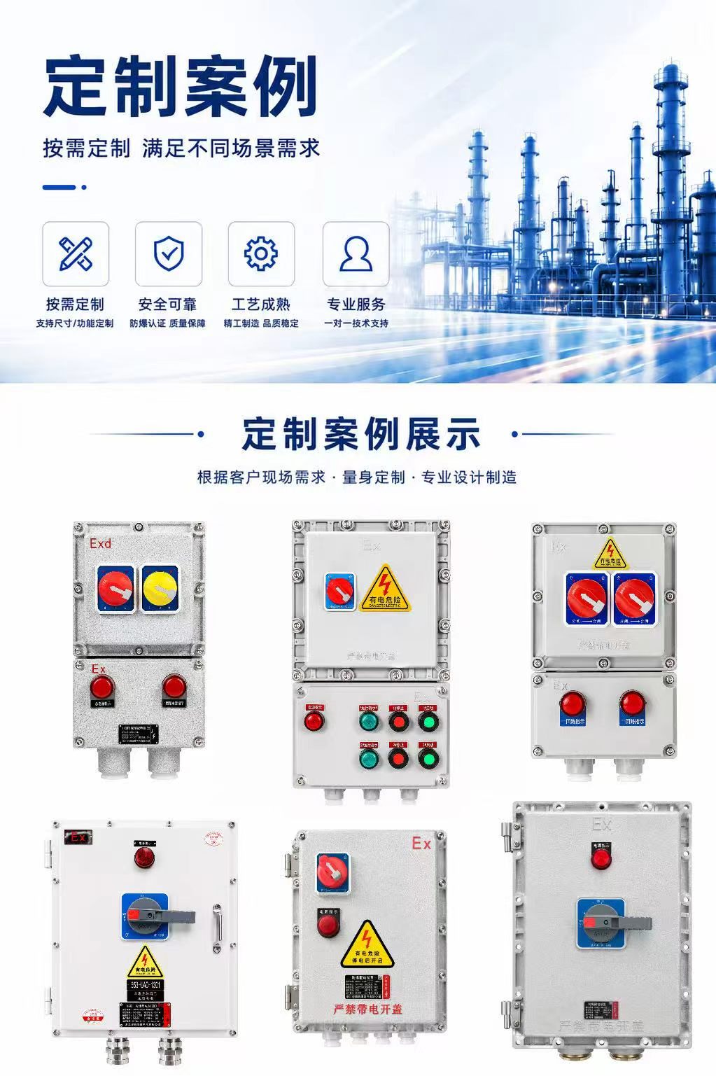 防爆断路器箱详情图 2